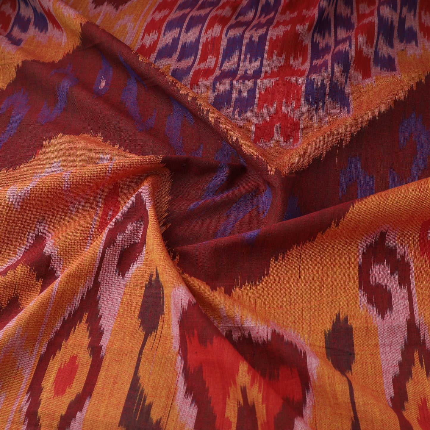 Pochampally Central Asian Ikat Cotton Fabric 12