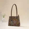 Multicolor - Srikalahasti Kalamkari Handpainted Shoulder Bag 42