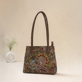 Multicolor - Srikalahasti Kalamkari Handpainted Shoulder Bag 42