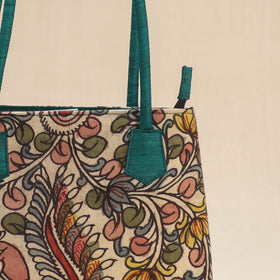 Multicolor - Srikalahasti Kalamkari Handpainted Shoulder Bag 45