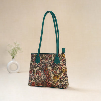 Multicolor - Srikalahasti Kalamkari Handpainted Shoulder Bag 45