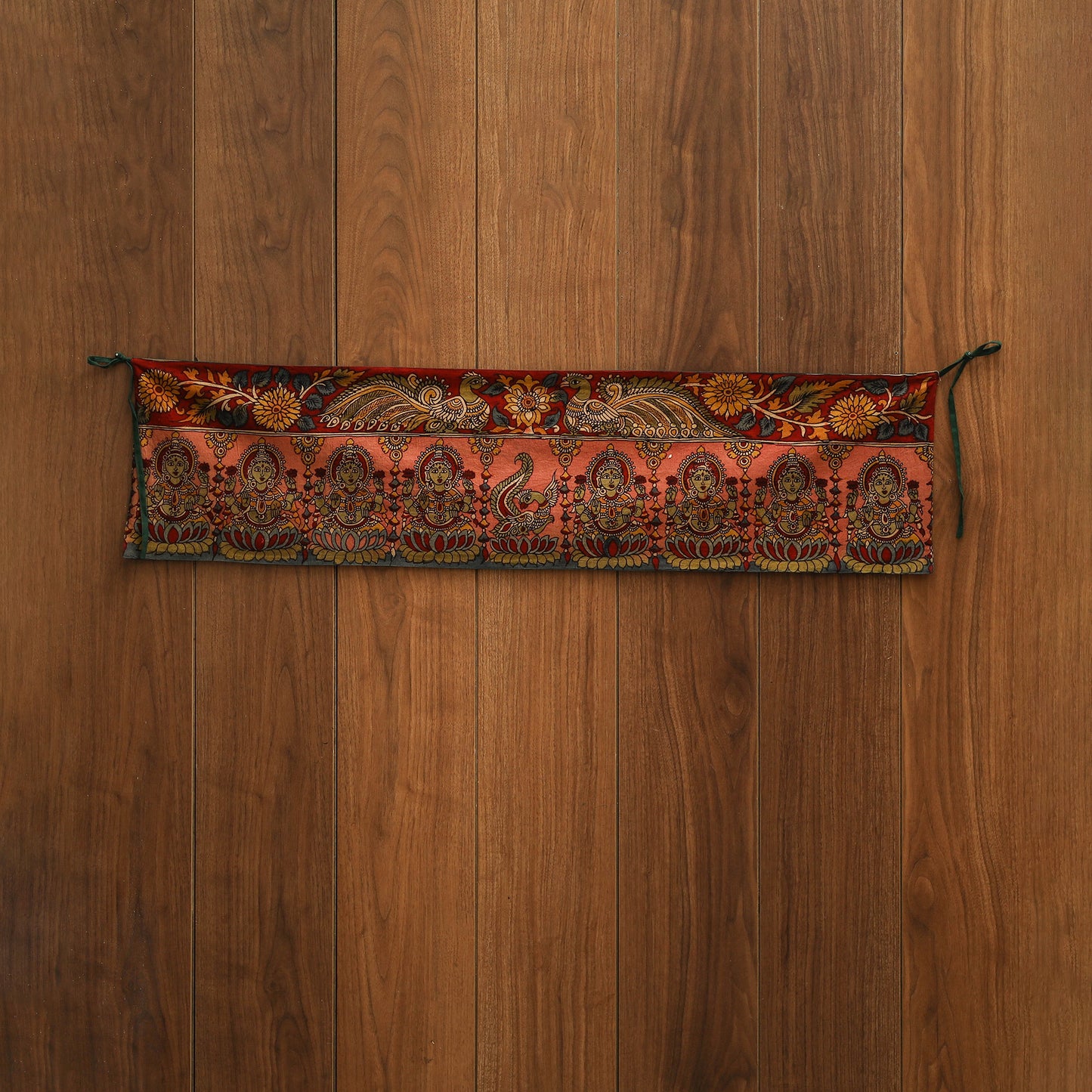 Handpainted kalamkari ashtalakshmi toran (11 x 55 in) 06