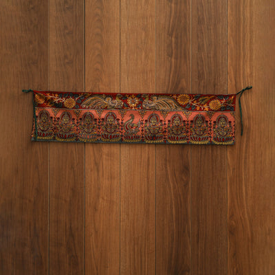 Handpainted kalamkari ashtalakshmi toran (11 x 55 in) 06