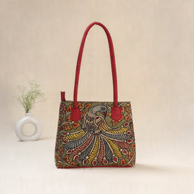 Multicolor - Srikalahasti Kalamkari Handpainted Shoulder Bag 46