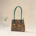 Multicolor - Srikalahasti Kalamkari Handpainted Shoulder Bag 47