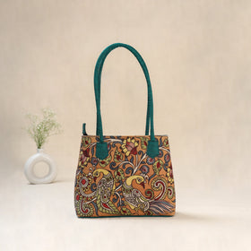 Multicolor - Srikalahasti Kalamkari Handpainted Shoulder Bag 47