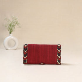 Red - Srikalahasti Kalamkari Handpainted Clutch / Wallet 69