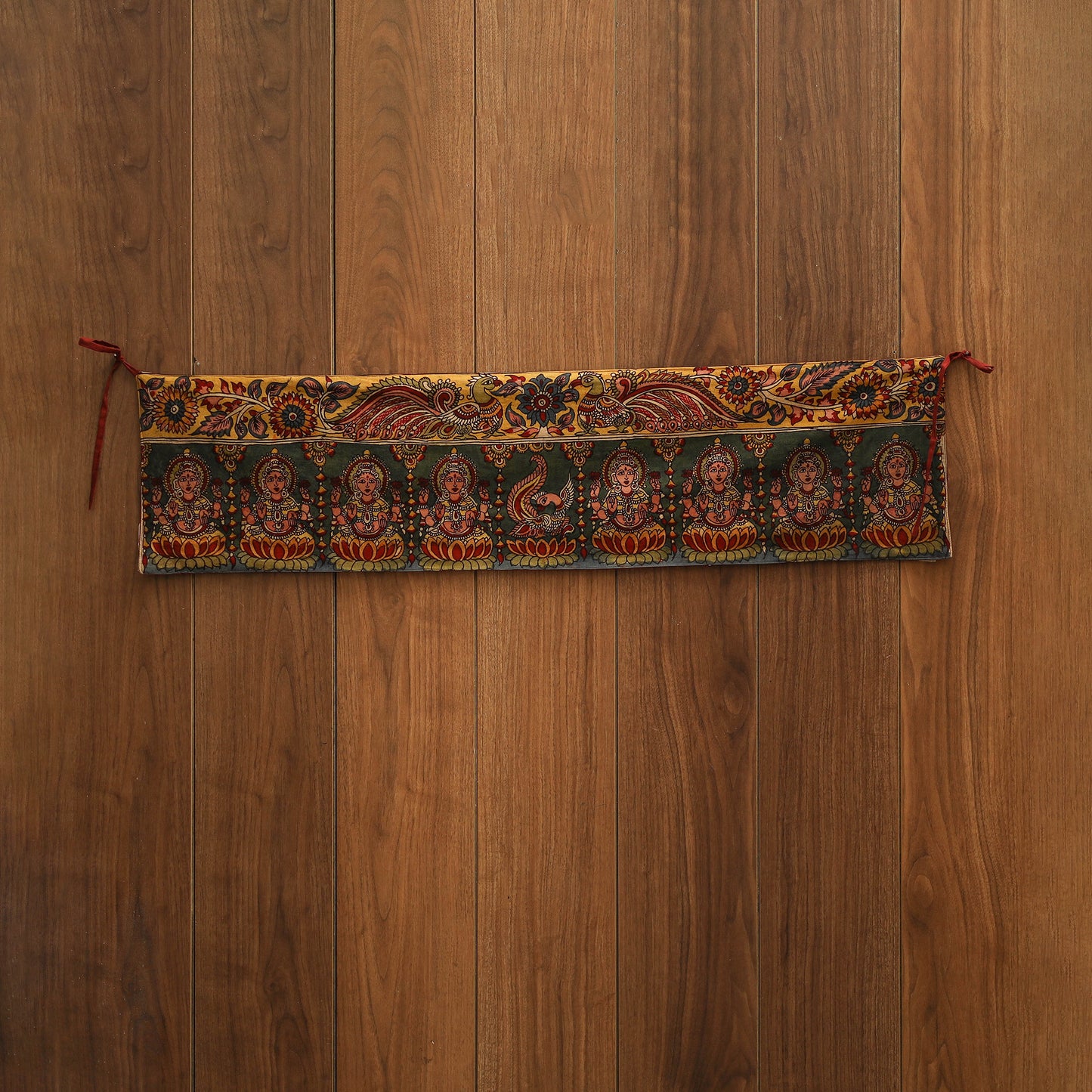 Handpainted kalamkari ashtalakshmi toran (11 x 55 in) 10