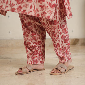 Red - natural dyed cotton bagru dabu co-ord set 06