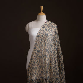 Natural Dyed Ajrakh Hand Block Print Kota Doria Cotton Fabric 04