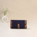 Blue - Srikalahasti Kalamkari Handpainted Clutch / Wallet 76