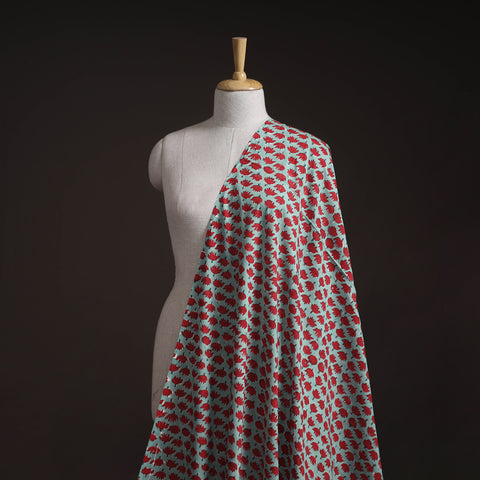 Sanganeri Hand Block Print Cotton Fabric 04
