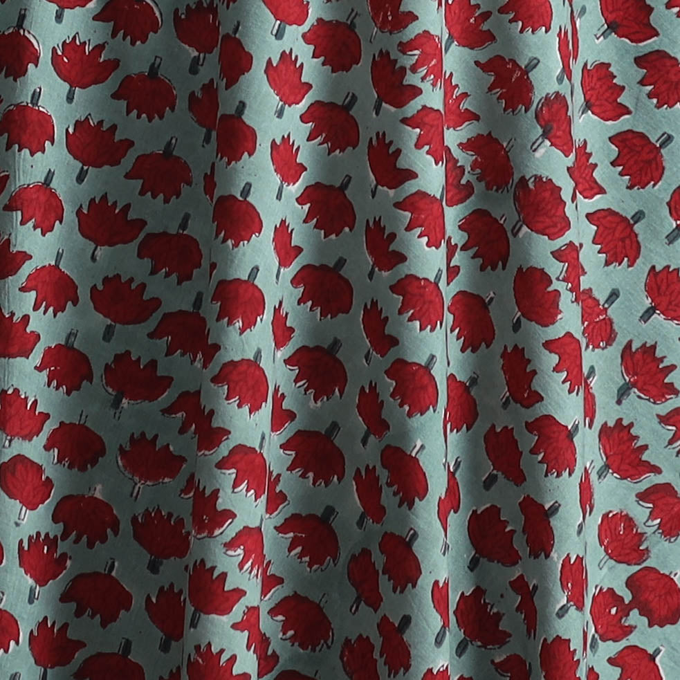 Sanganeri Hand Block Print Cotton Fabric 04