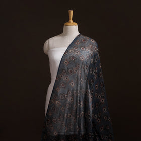 Natural Dyed Ajrakh Hand Block Print Kota Doria Cotton Fabric 11