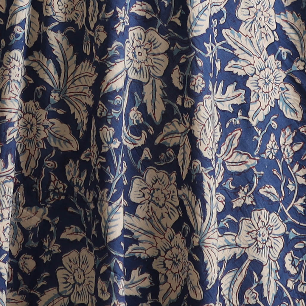 Sanganeri Hand Block Print Cotton Fabric 05