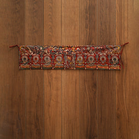 Handpainted kalamkari ashtalakshmi toran (11 x 55 in) 16