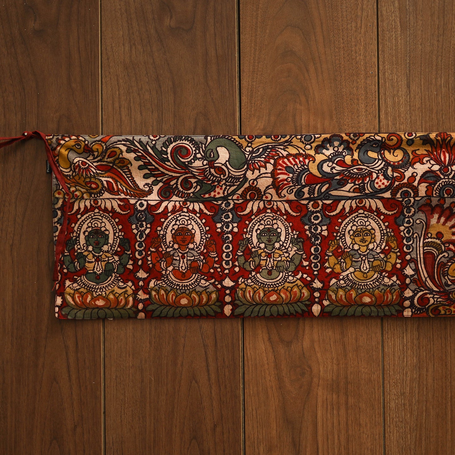 Handpainted kalamkari ashtalakshmi toran (11 x 55 in) 16