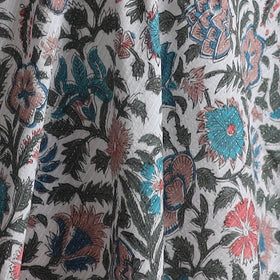 Sanganeri Hand Block Print Running Stitch Cotton Fabric 10