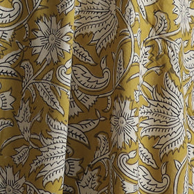 Natural Dyed Bagru Hand Block Print Cotton Fabric 16