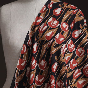 Natural Dyed Bagru Hand Block Print Cotton Fabric 17