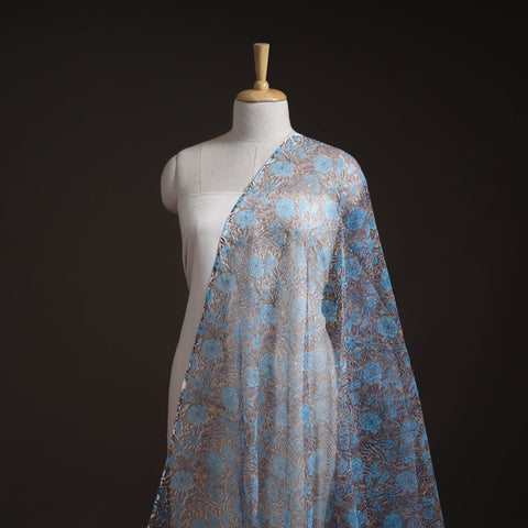 Sanganeri Hand Block Print Kota Doria Cotton Fabric 11