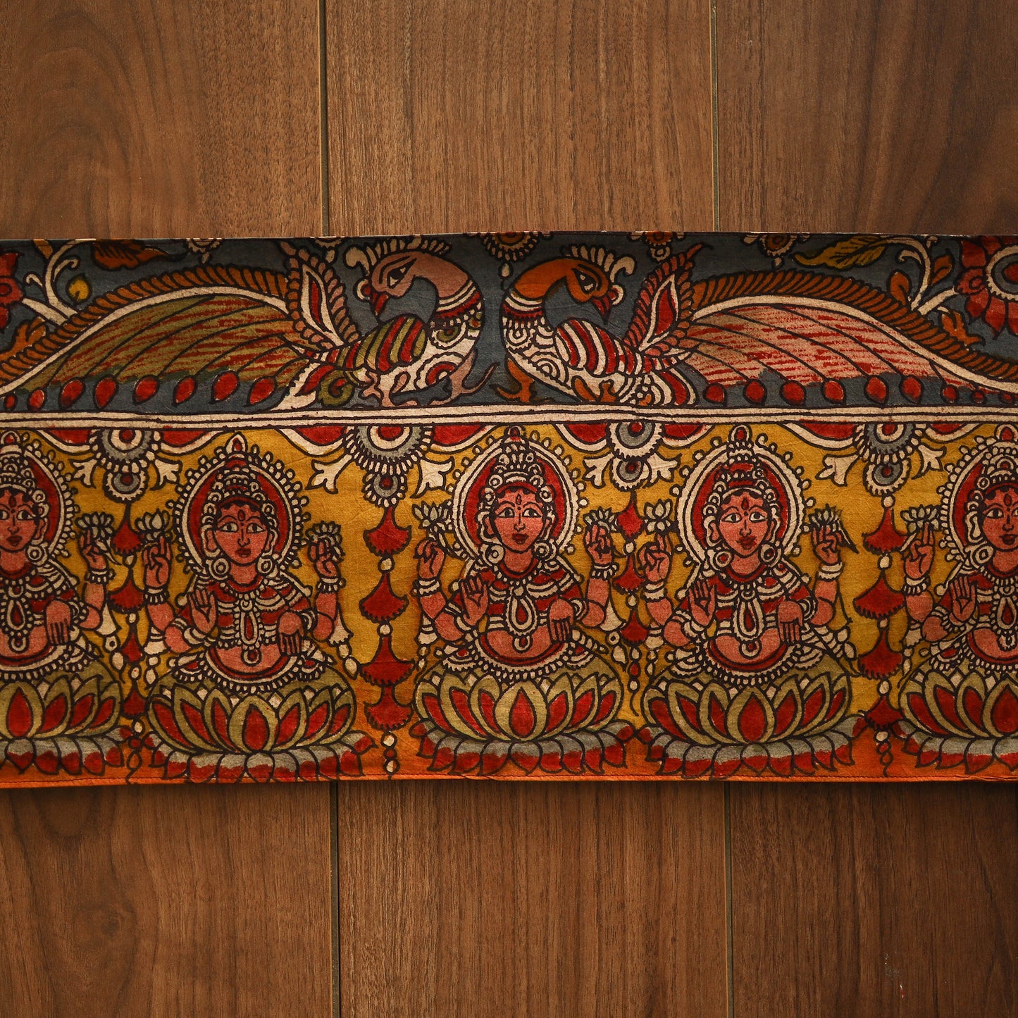 Handpainted kalamkari ashtalakshmi toran (11 x 55 in) 22