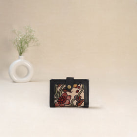 Beige - Srikalahasti Kalamkari Handpainted Wallet 90