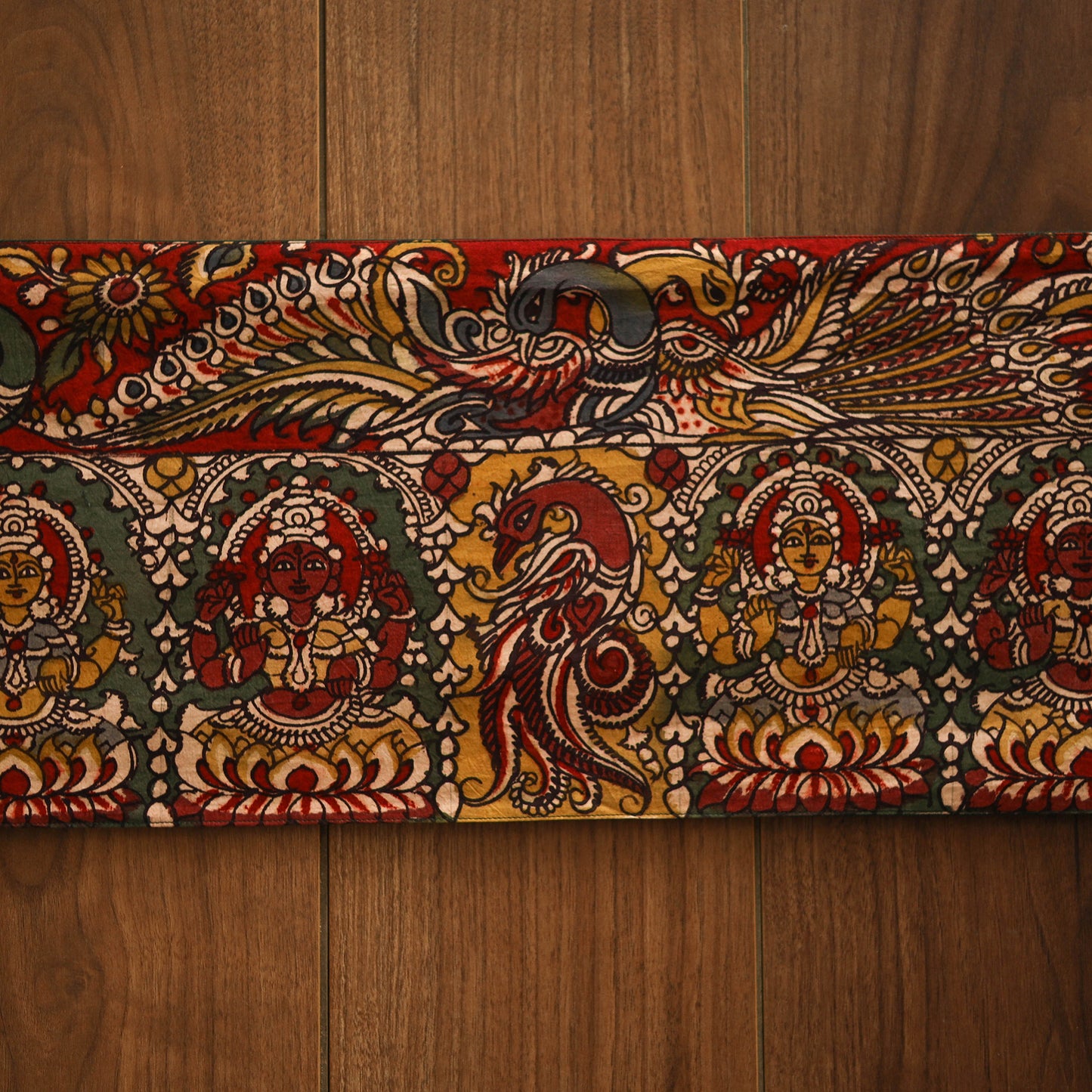 Handpainted kalamkari ashtalakshmi toran (11 x 55 in) 23