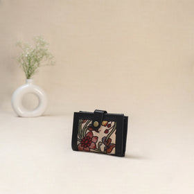 Beige - Srikalahasti Kalamkari Handpainted Wallet 90