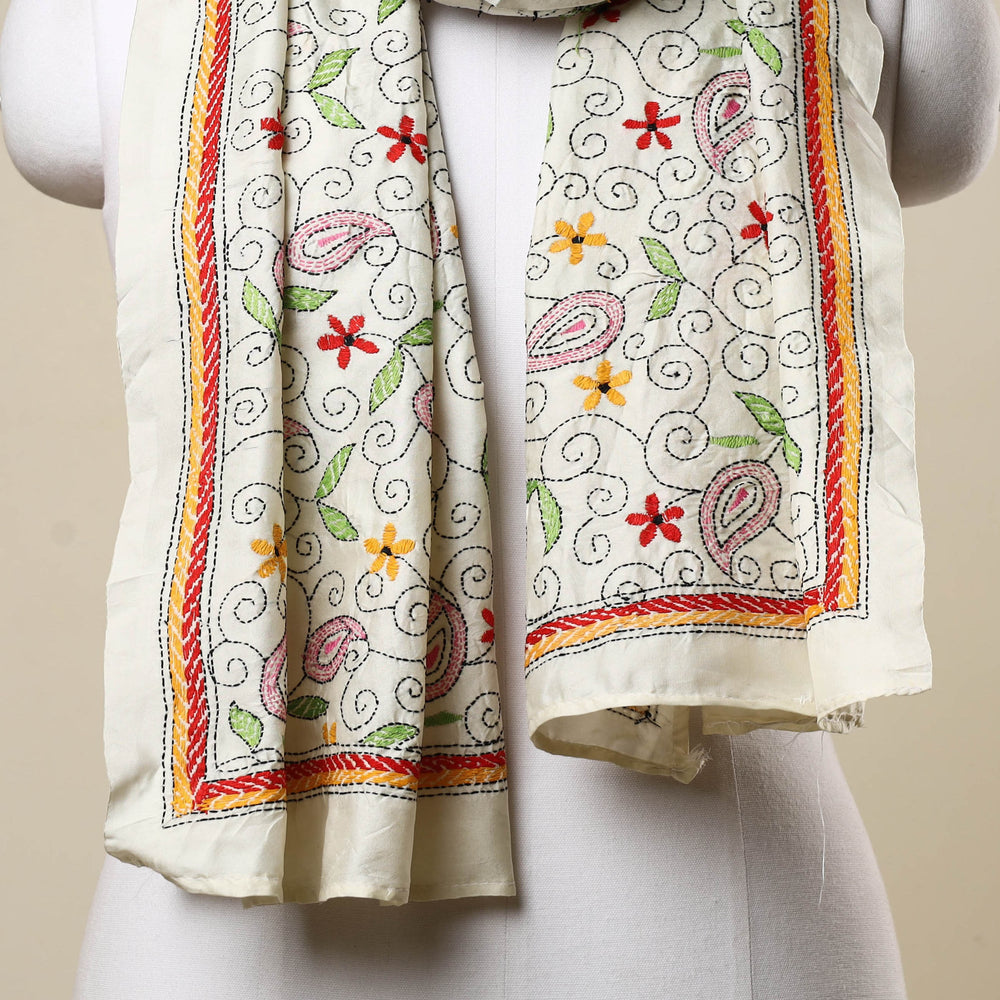 Kantha Stitch Stole