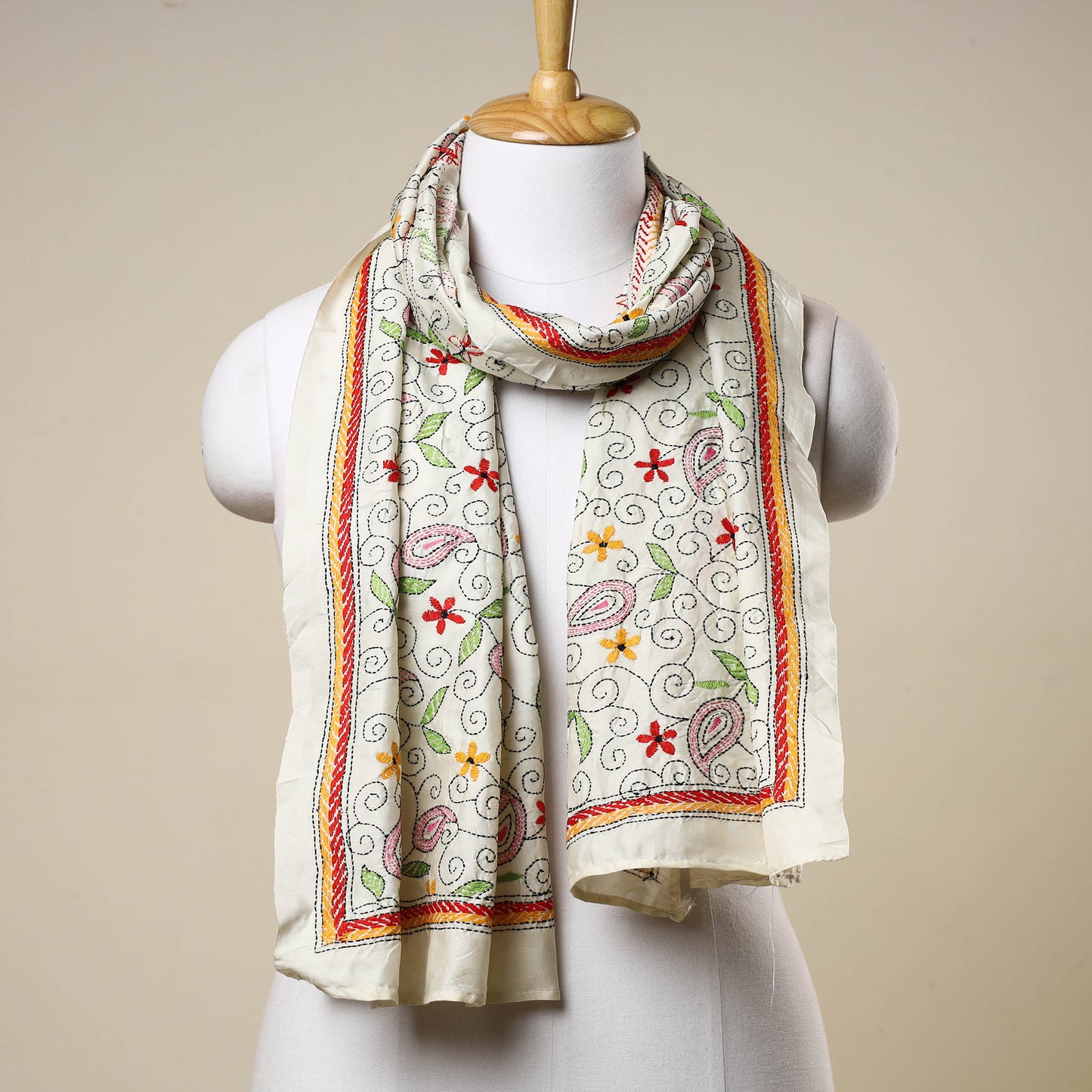 kantha stole