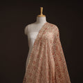 Pedana Hand Block Print Natural Dyed Kota Doria Cotton Kalamkari Fabric 07