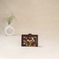 Beige - Srikalahasti Kalamkari Handpainted Wallet 93