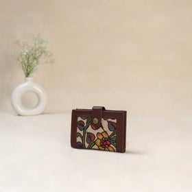 Beige - Srikalahasti Kalamkari Handpainted Wallet 93