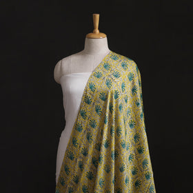Sanganeri Floral Hand Block Print Modal Silk Fabric 10