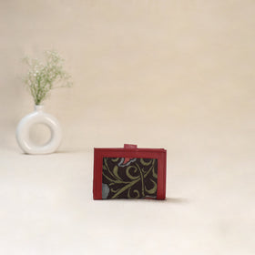 Black - Srikalahasti Kalamkari Handpainted Wallet 95