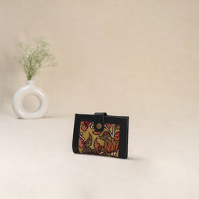 Yellow - Srikalahasti Kalamkari Handpainted Wallet 96