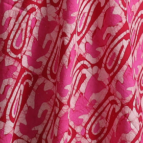 Hand Block Batik Print Cotton Fabric 03