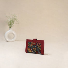 Blue - Srikalahasti Kalamkari Handpainted Wallet 97