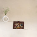 Beige - Srikalahasti Kalamkari Handpainted Wallet 99