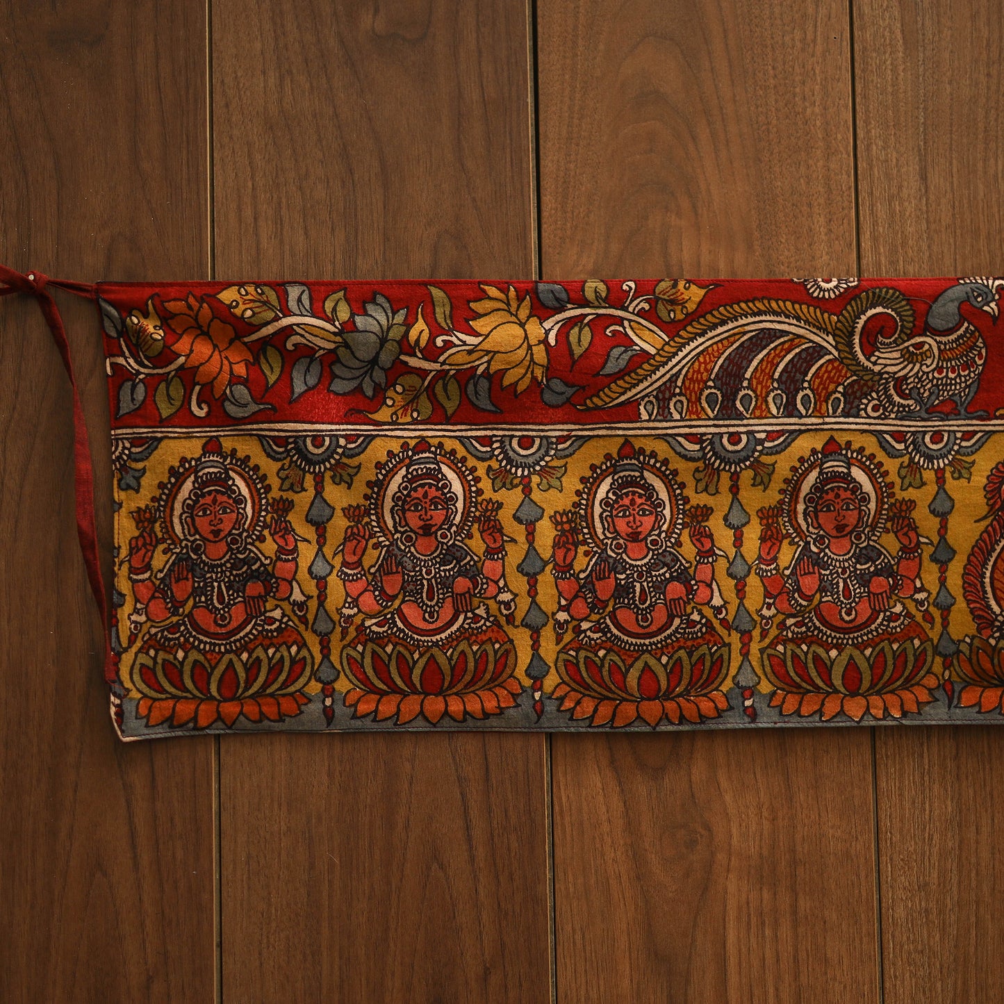 Handpainted kalamkari ashtalakshmi toran (11 x 55 in) 29