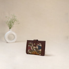 Beige - Srikalahasti Kalamkari Handpainted Wallet 99