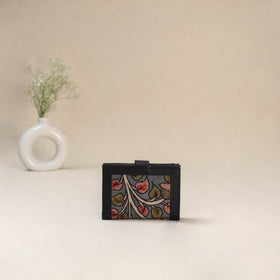 Blue - Srikalahasti Kalamkari Handpainted Wallet 100
