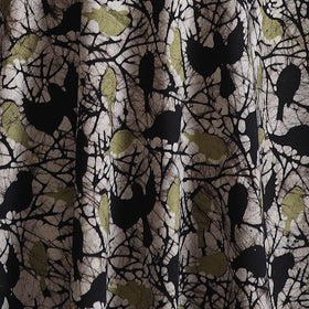 Hand Block Batik Print Cotton Fabric 06