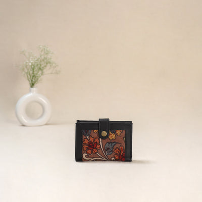 Brown - Srikalahasti Kalamkari Handpainted Wallet 102