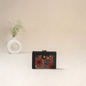 Brown - Srikalahasti Kalamkari Handpainted Wallet 102