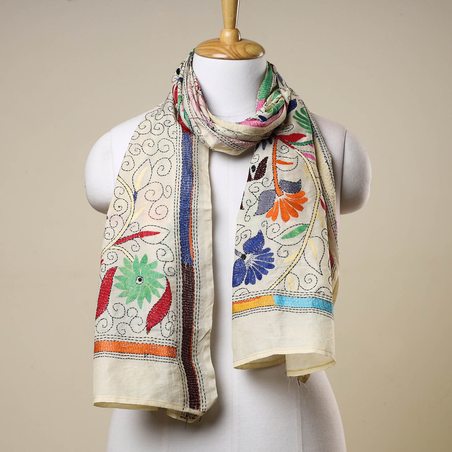 kantha stole