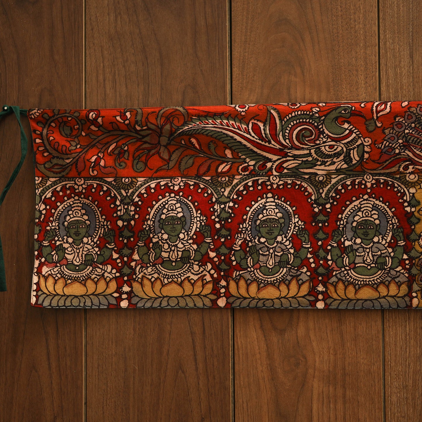 Handpainted kalamkari ashtalakshmi toran (11 x 55 in) 31