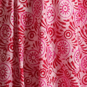 Hand Block Batik Print Cotton Fabric 07