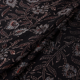 Natural Dyed Ajrakh Hand Block Print Kota Doria Cotton Fabric 38